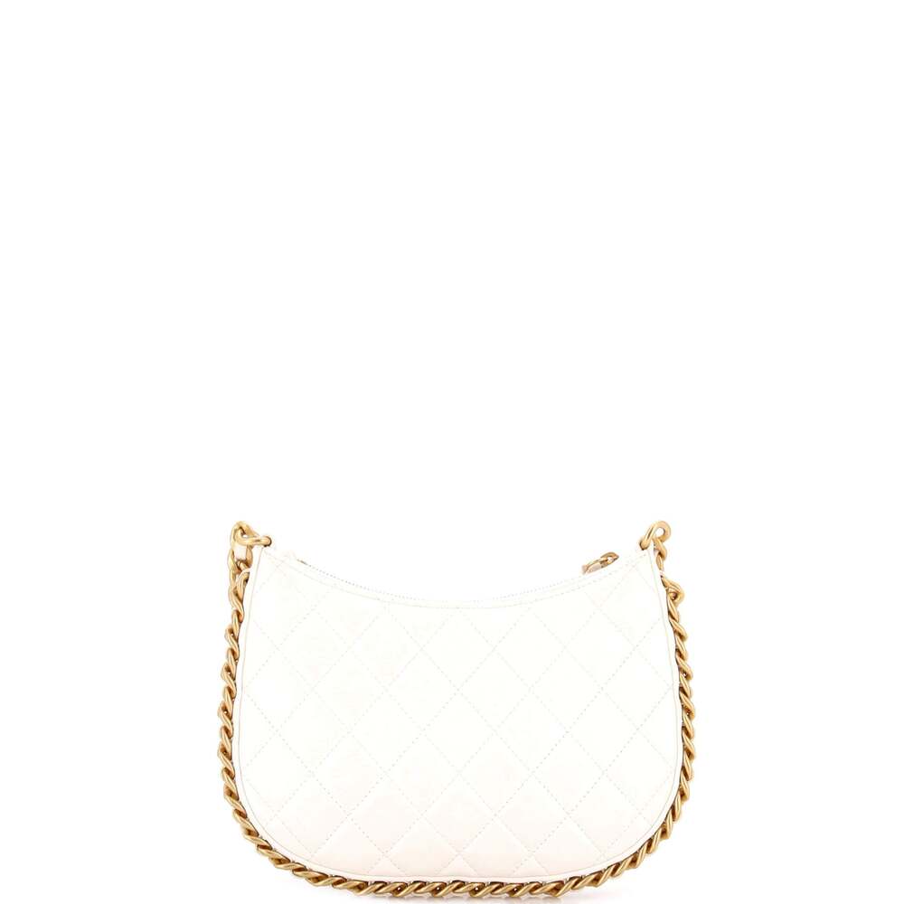 Chanel Cc Chain Around Hobo Quilted #243603C47B - Picture 3 of 7